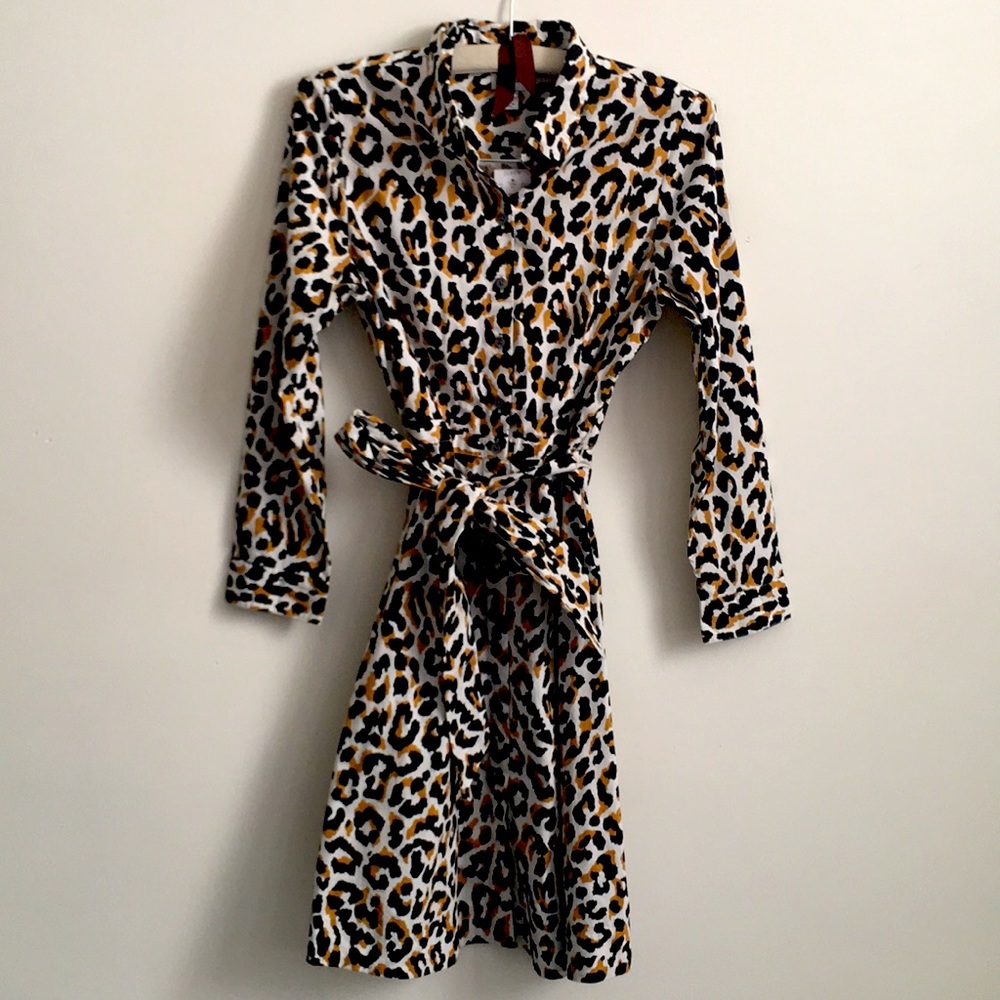 J Crew Animal Print Dress